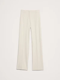 High-Rise Modern Straight Refined Pant