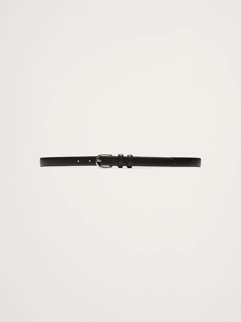 Slim Leather Belt