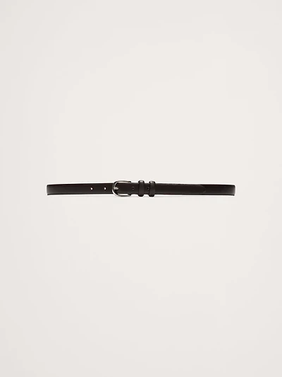 Slim Leather Belt