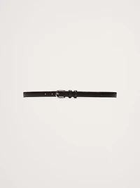 Slim Leather Belt