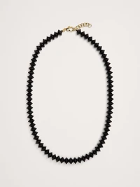 Bicone Bead Necklace by Aureus + Argent