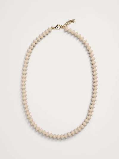 Bicone Bead Necklace by Aureus + Argent