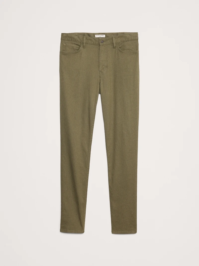 Slim Linen-Cotton Traveler Pant