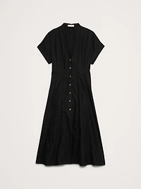 Cotton Poplin Shirt Dress