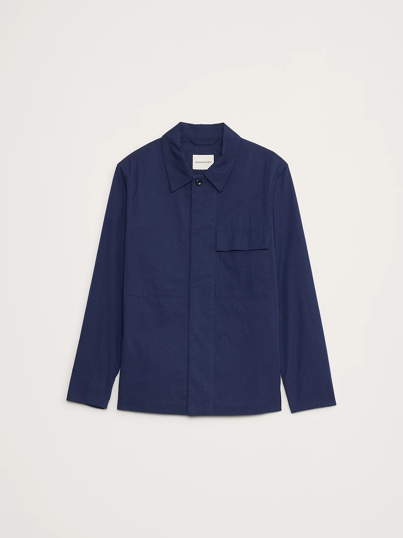 Water-Resistant Shirt Jacket