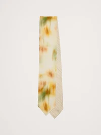Silk Twill Skinny Scarf