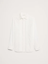 Slim Pleated Tuxedo Shirt