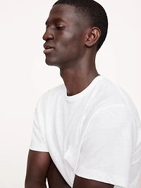 Boxy Linen-Cotton T-Shirt
