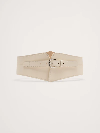 Leather Corset Waist Belt