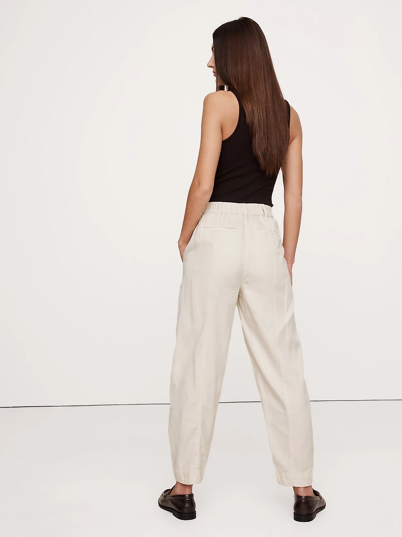 Super-Soft Soma High-Rise Barrel-Leg Pant