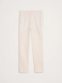 Italian Linen-Cotton Pull-On Pant