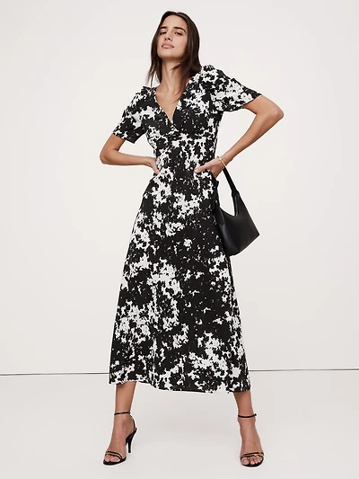 Matte Silk Maxi Dress