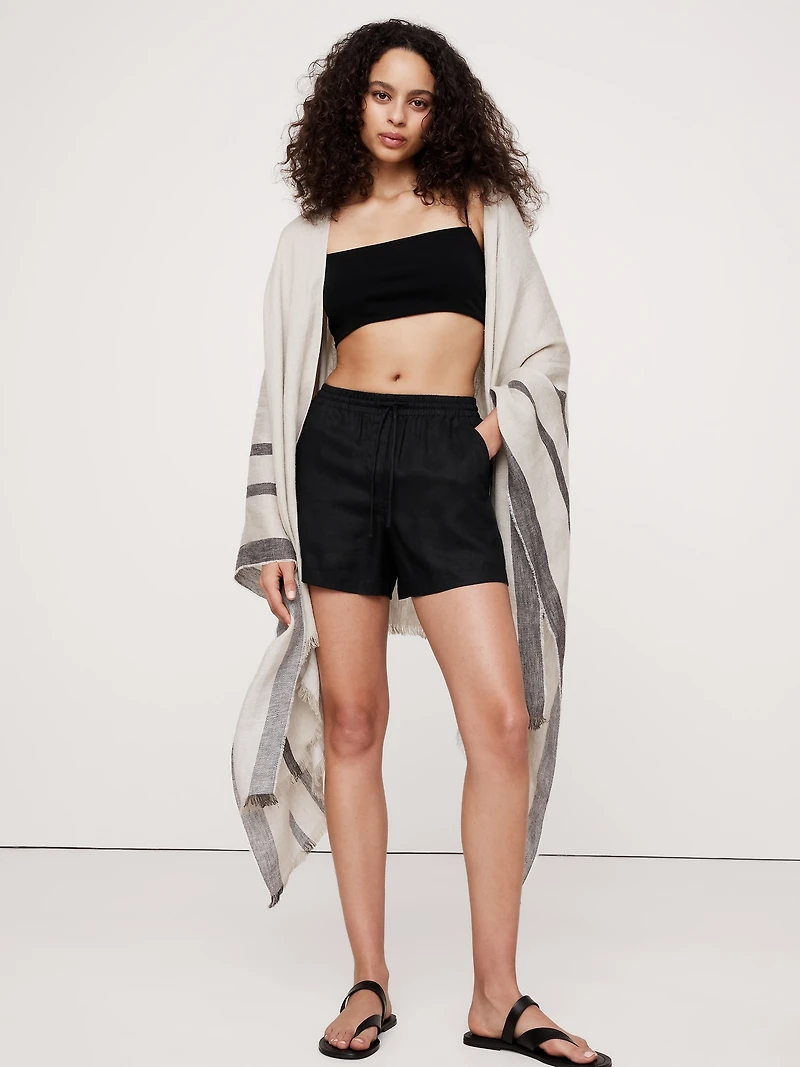 Lightweight Linen Poncho