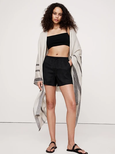 Lightweight Linen Poncho