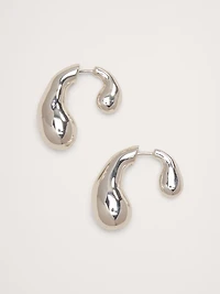 Sculpted Hoop Earrings