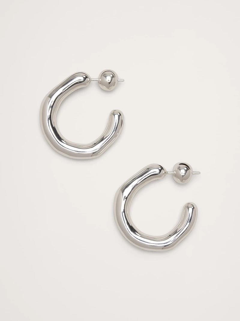 O-Ring Sculpted Earrings