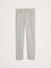 Straight Linen-Cotton Traveler Pant