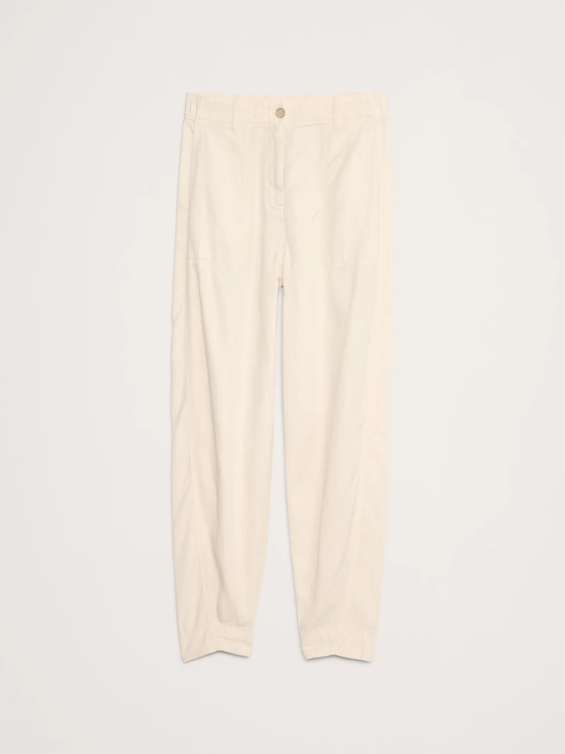 Super-Soft Soma High-Rise Barrel-Leg Pant