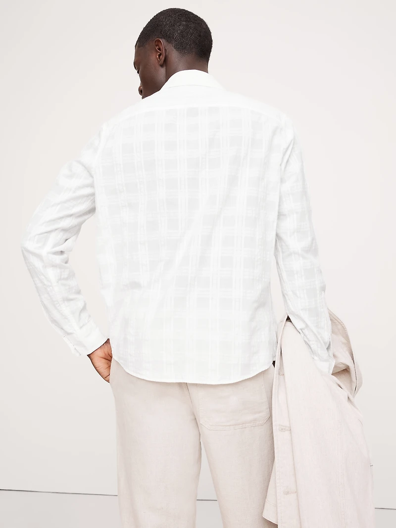 Standard-Fit Lightweight Textured Shirt