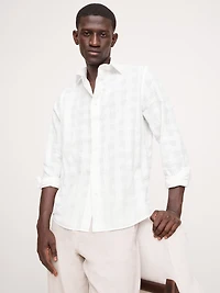 Standard-Fit Lightweight Textured Shirt