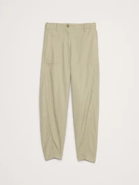 Super-Soft Soma High-Rise Barrel-Leg Pant