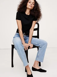 Slim-Fit Vintage Cotton Crew-Neck T-Shirt