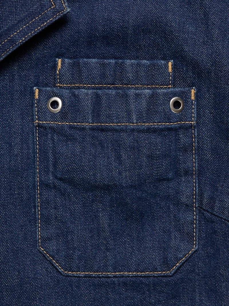 Ultra-Cropped Denim Jacket