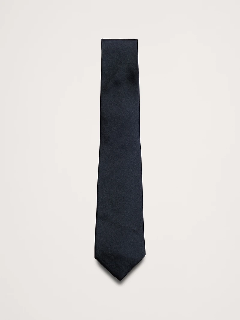 Solid Silk Tie
