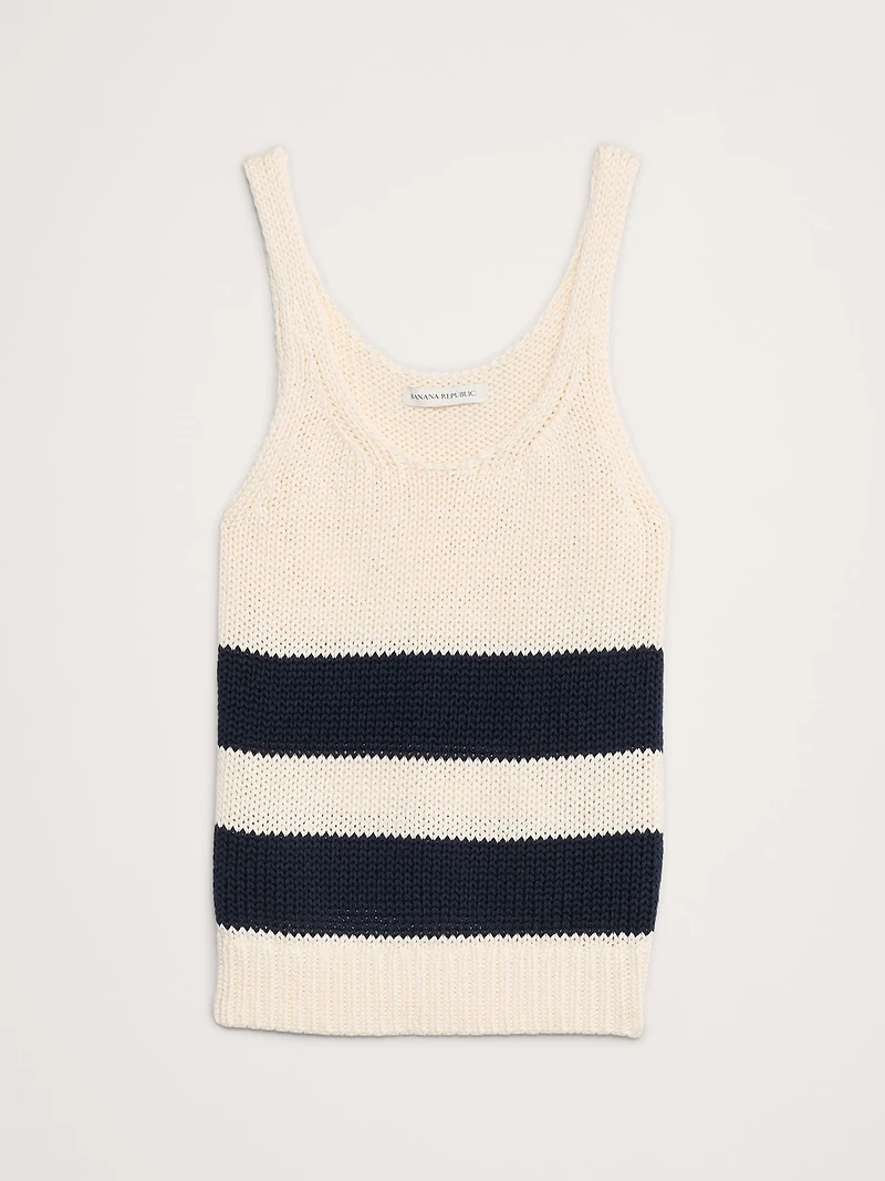 Cotton Sweater Tank