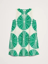 Cotton Poplin Swing Mini Dress