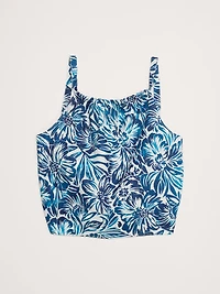 Linen Open-Back Tank