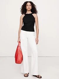 Everywhere Ponte Scoop-Back Top