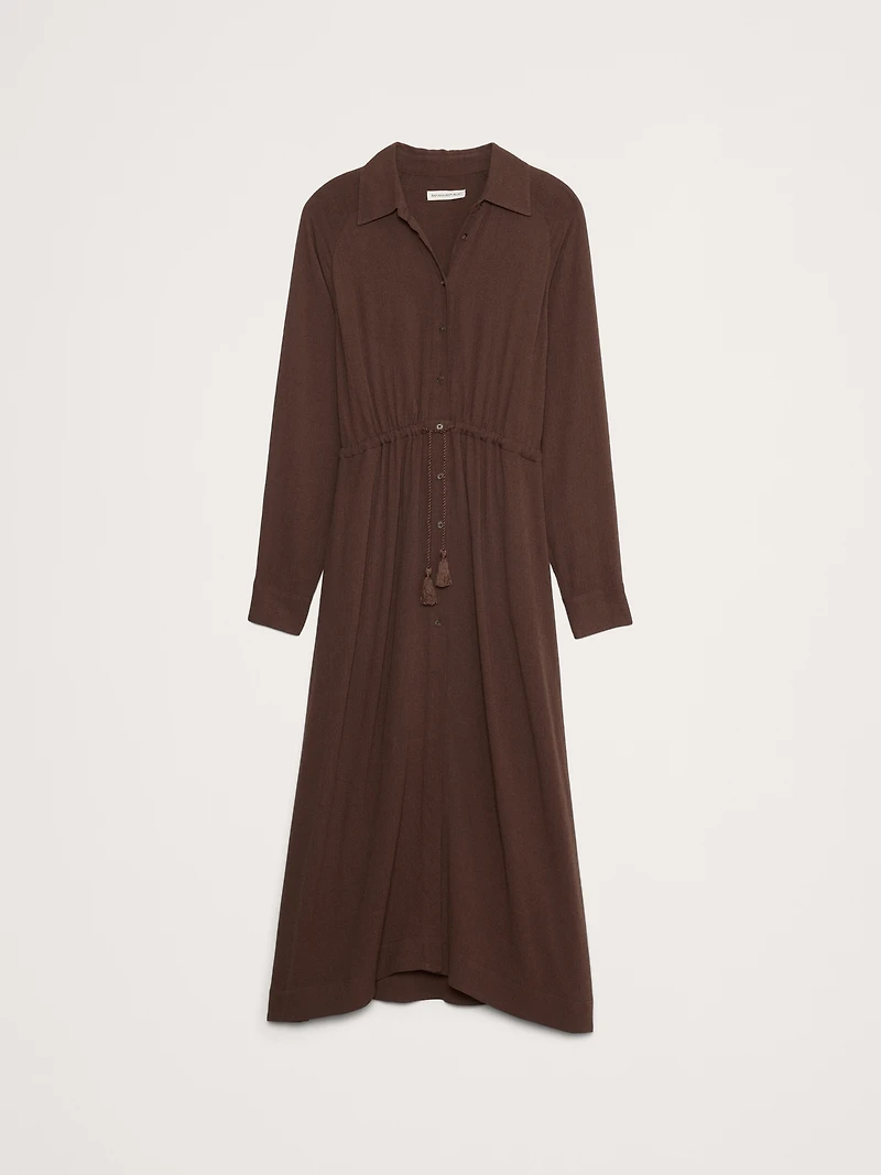 Gauze Shirt Dress