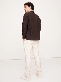 Italian Linen-Cotton Pull-On Pant