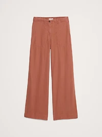 Super-Soft Soma Mid-Rise Wide-Leg Pant