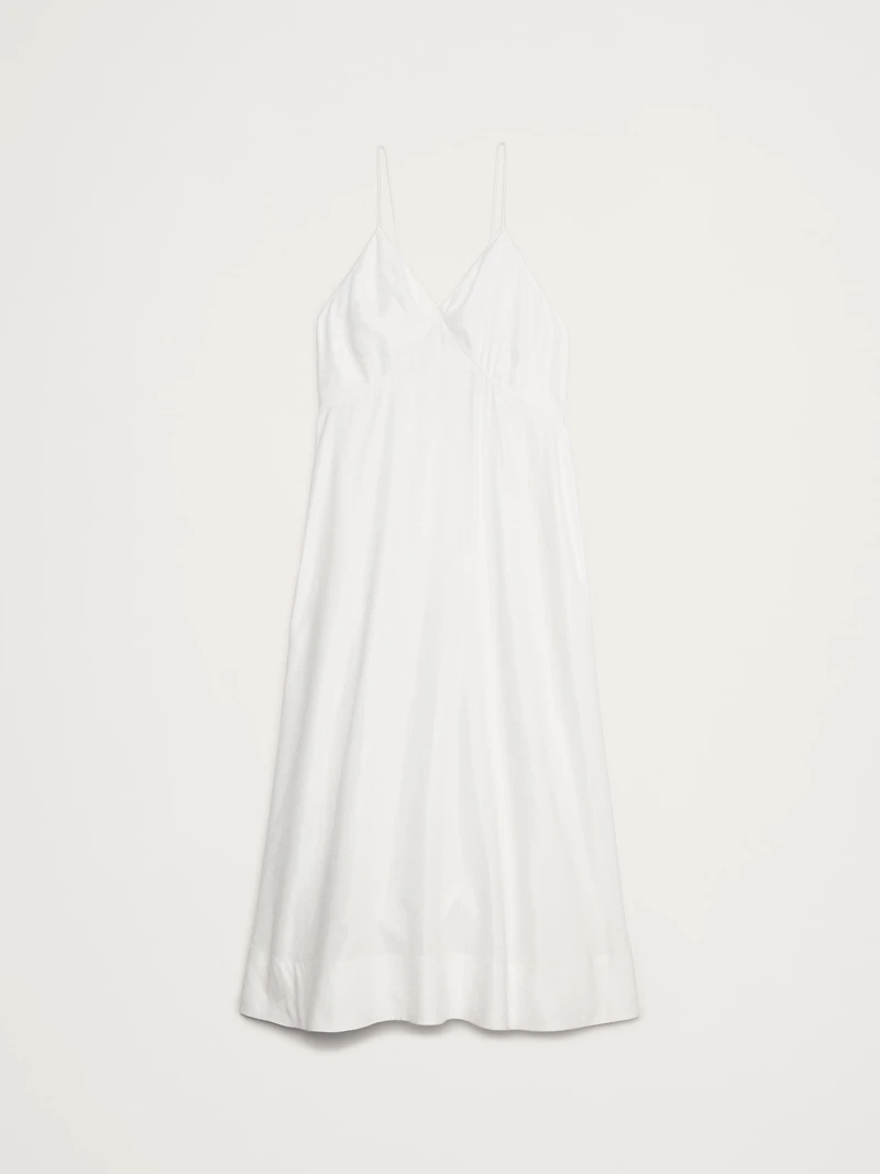 Viscose-Linen Maxi Dress