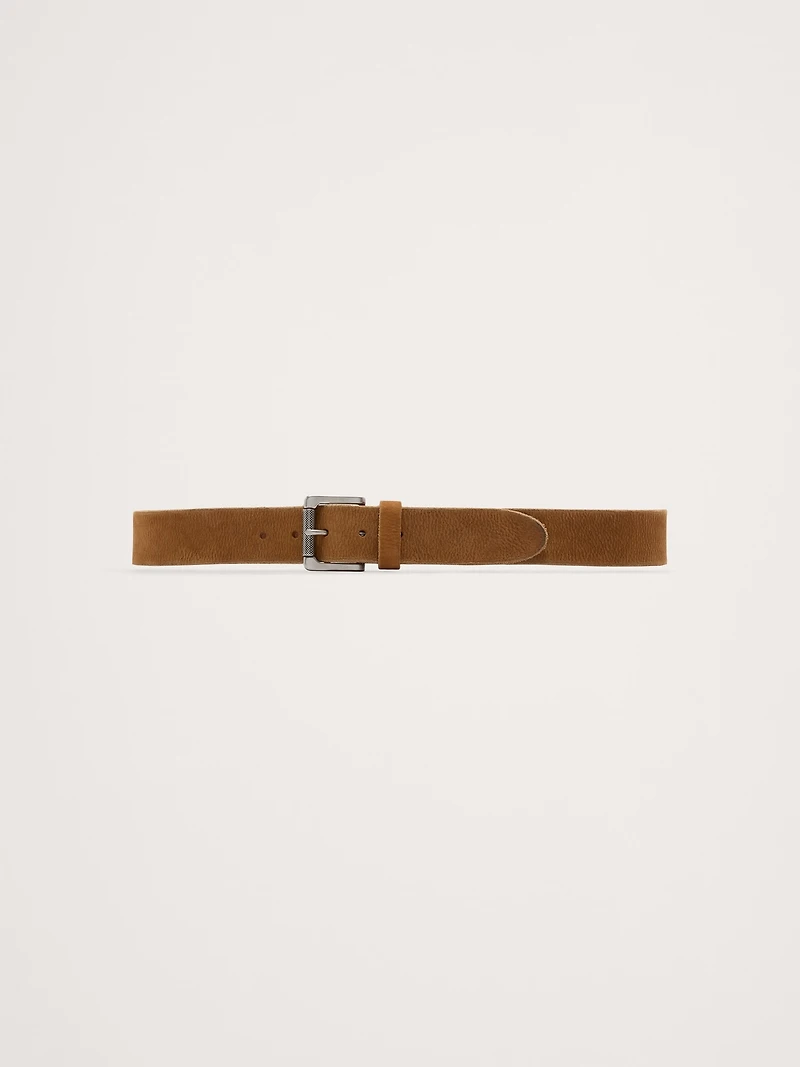 Marin Nubuck Leather Belt