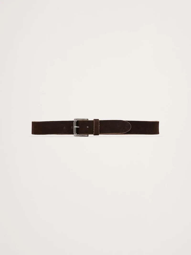 Marin Nubuck Leather Belt
