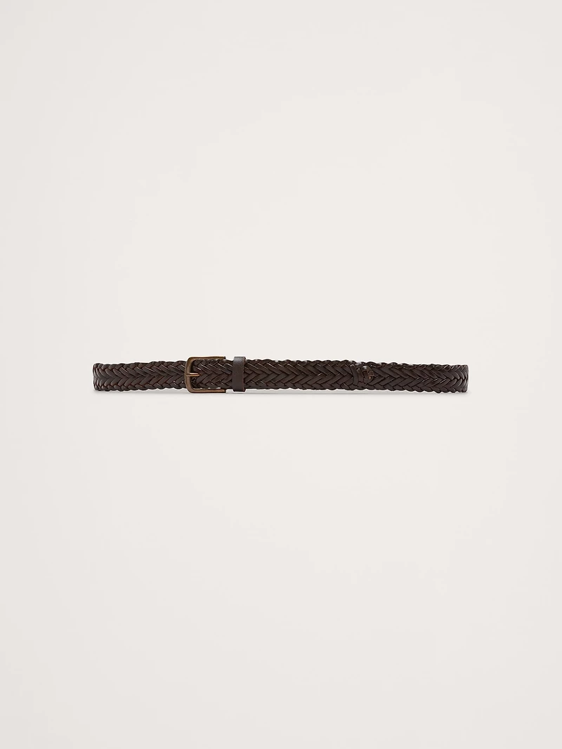 Tamalpais Braided Leather Belt