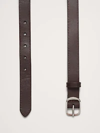 Flora Leather Belt