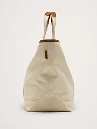 Canvas & Suede Weekend Tote