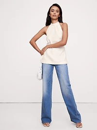 Linen Open-Back Tunic