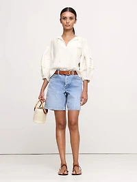 Linen Peasant Blouse