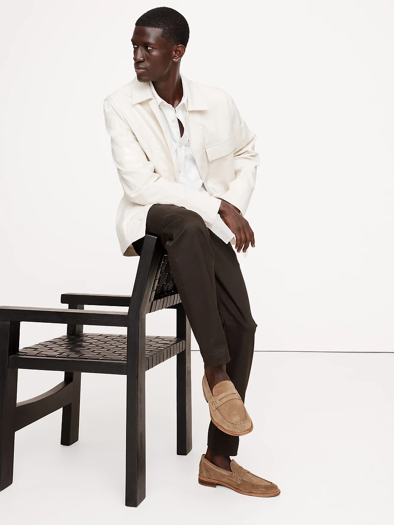 Suede Penny Loafer
