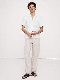 Cotton Seersucker Resort Shirt