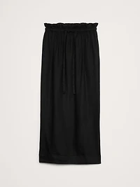 Linen Midi Skirt