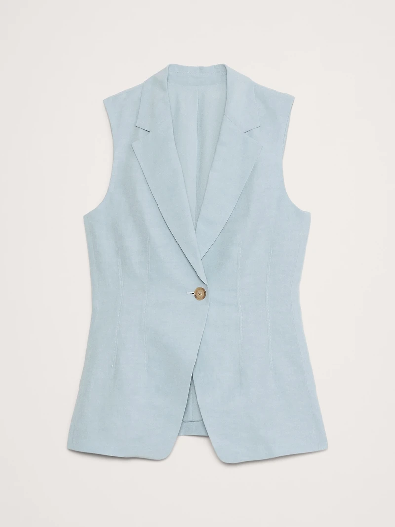 Hourglass Tencel™-Linen Vest