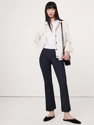 Crop Flare Everywhere Ponte Pull-On Pant