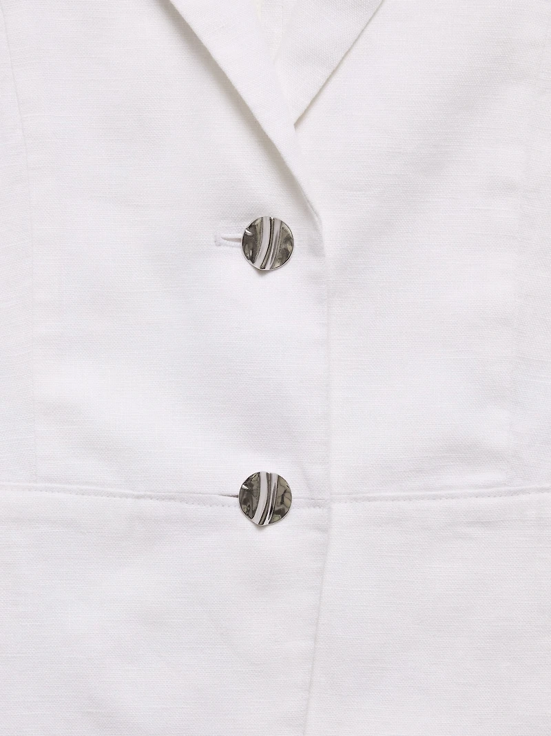 Slim Linen Blazer