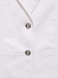 Slim Linen Blazer